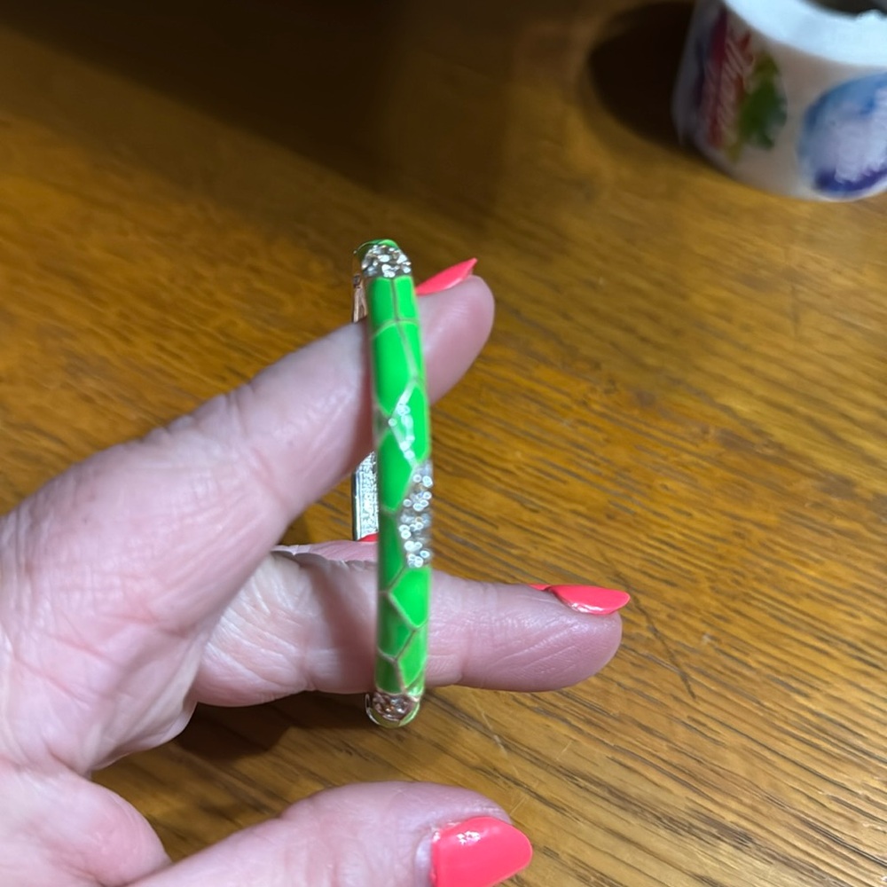 Neon green bracelet